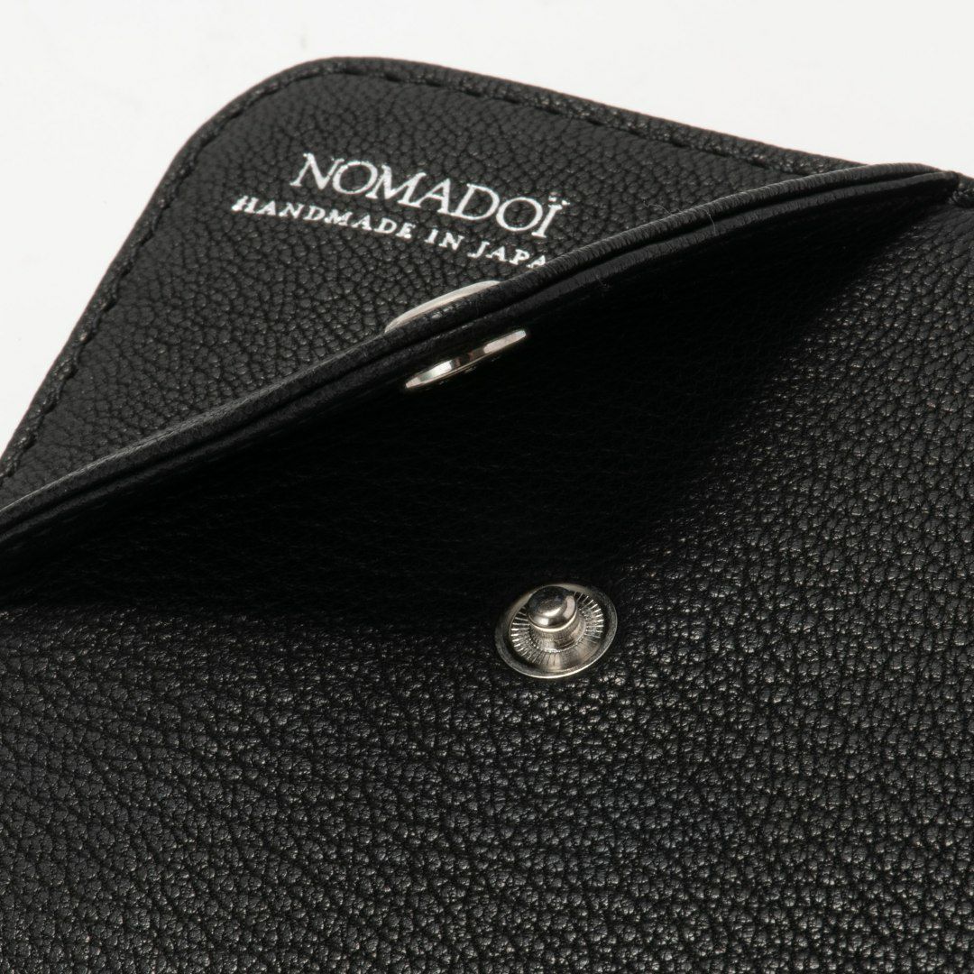 NOMADOI ライダース ラウンドファスナー長財布 ブラック