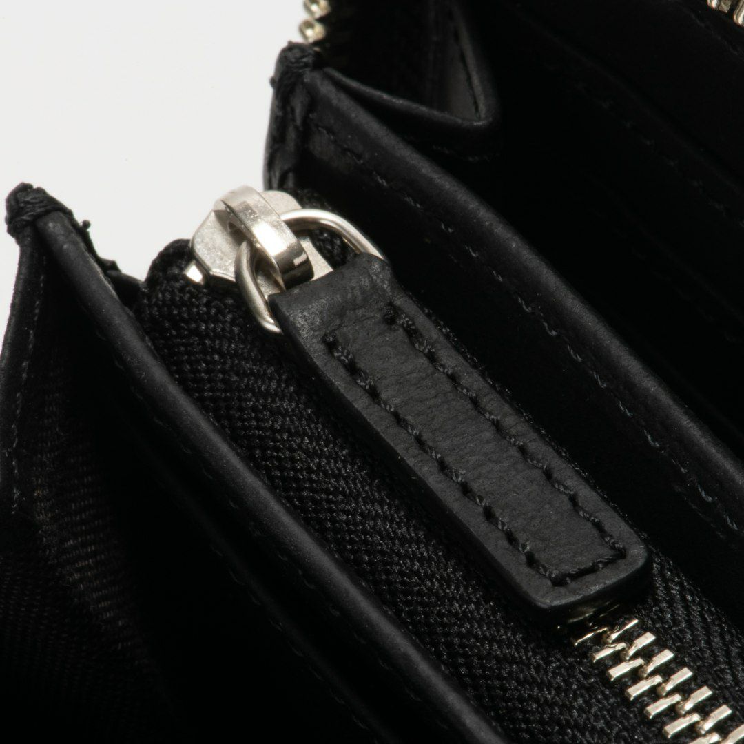 NOMADOI ライダース ラウンドファスナー長財布 ブラック