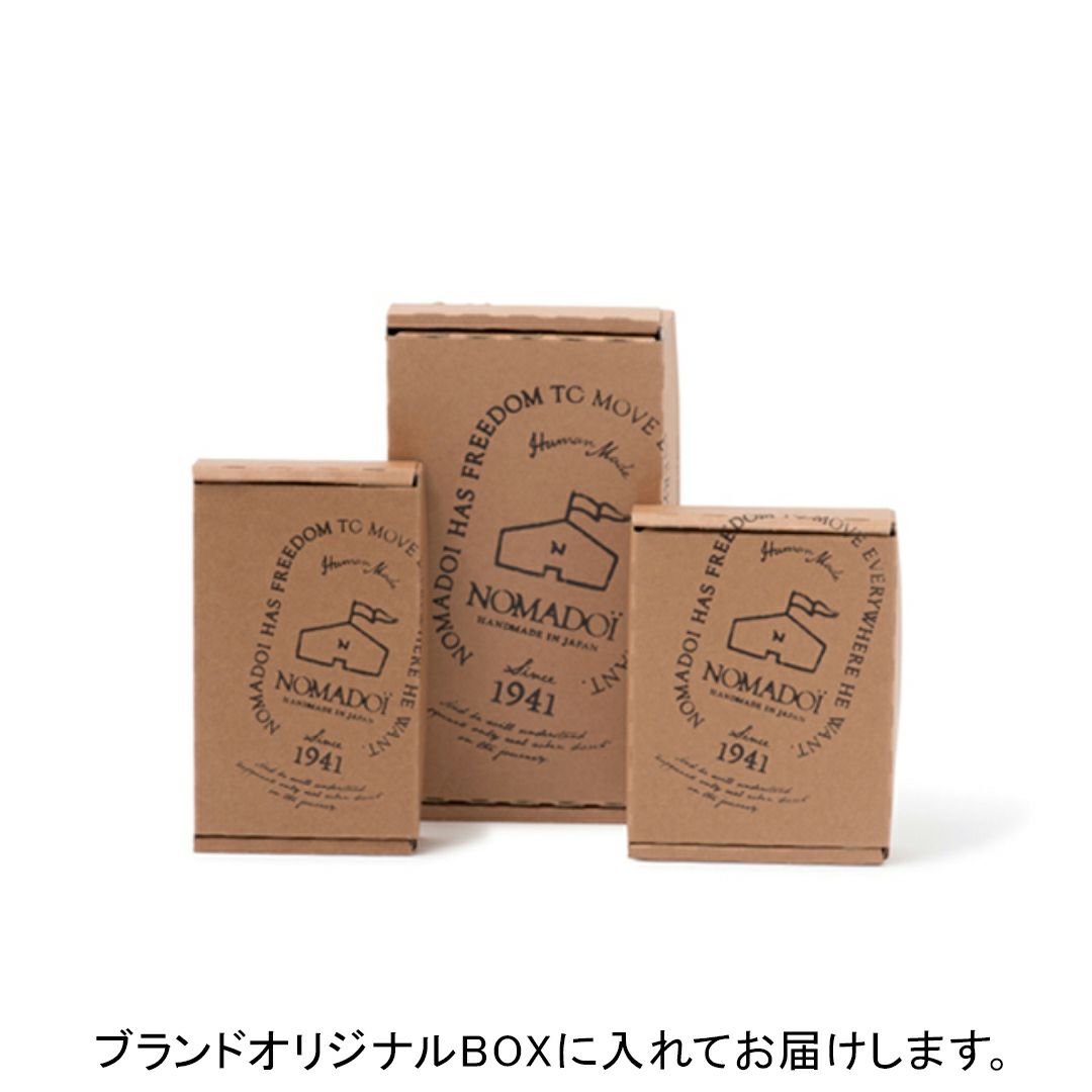 NOMADOI ライダース ミドルラウンドファスナー折り財布