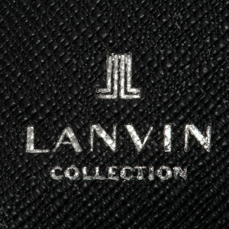 LANVIN COLLECTION couleur du vin 二つ折り財布(2025年春夏限定カラー) ブラック