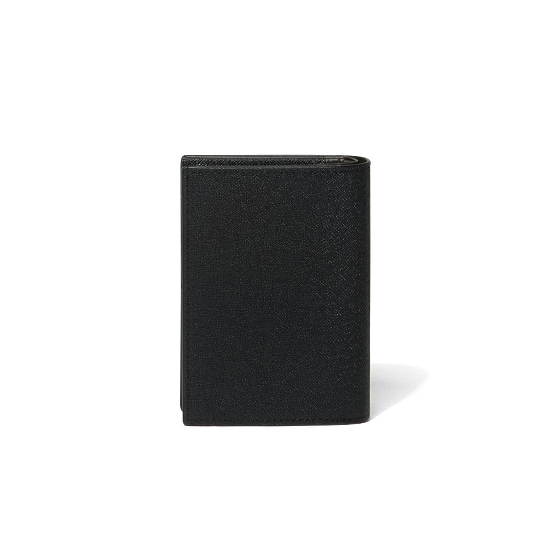 LANVIN COLLECTION couleur du vin 小銭入れ付き二つ折り財布(縦型)(2025年春夏限定カラー) ブラック