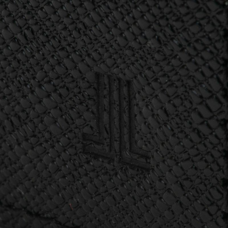 LANVIN COLLECTION couleur du vin 小銭入れ付き二つ折り財布(縦型)(2025年春夏限定カラー) ブラック