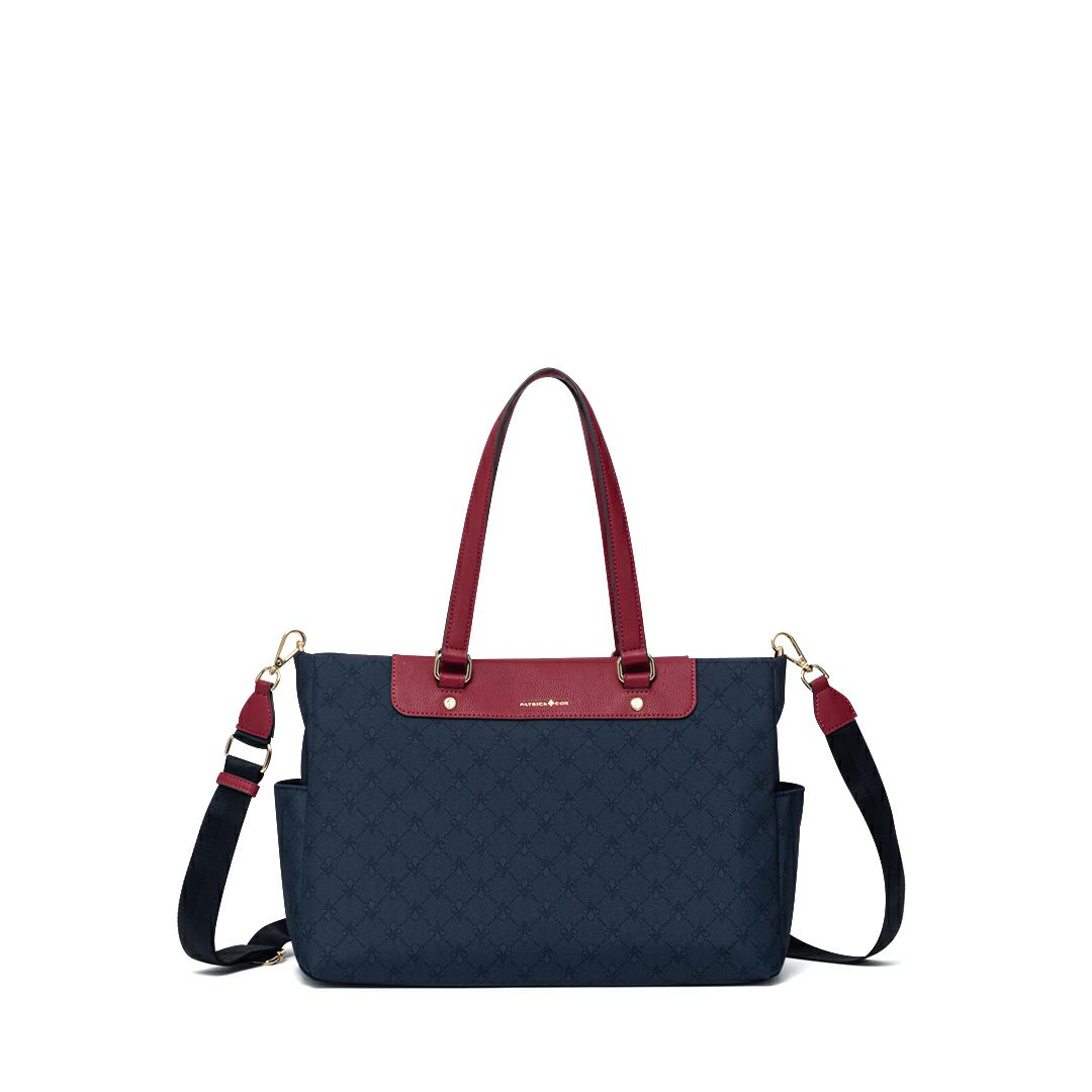 PATRICK COXリッチナイロン 2WAYトート ブラック