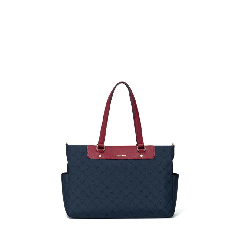 PATRICK COXリッチナイロン 2WAYトート ブラック