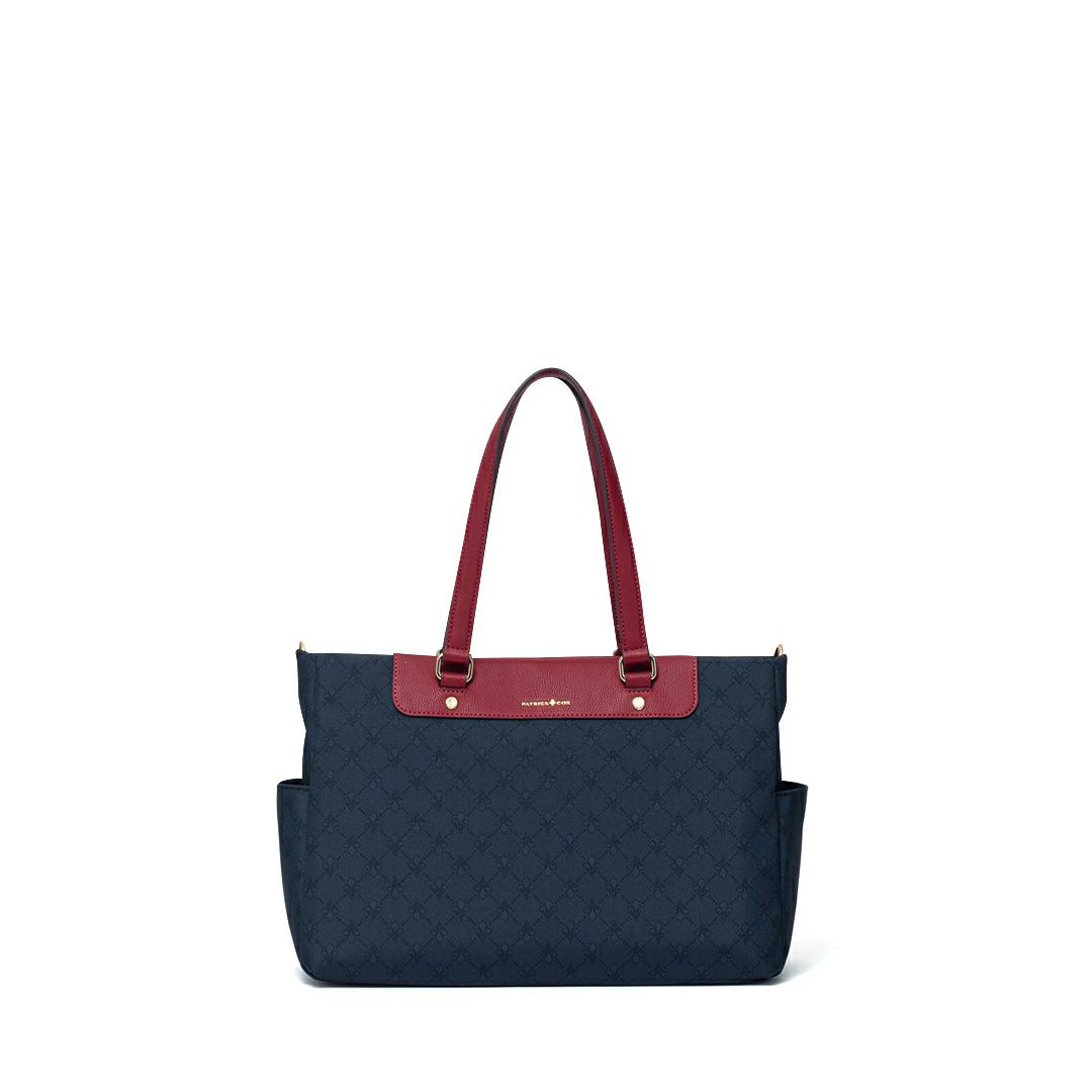 PATRICK COXリッチナイロン 2WAYトート ブラック