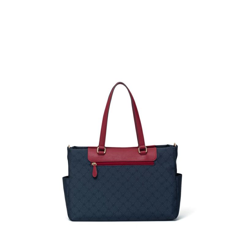 PATRICK COXリッチナイロン 2WAYトート ブラック