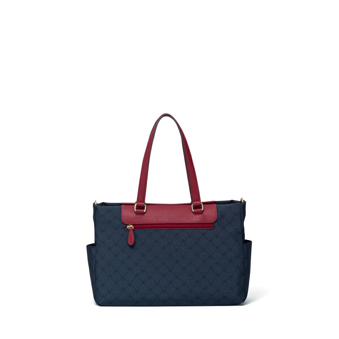 PATRICK COXリッチナイロン 2WAYトート ブラック