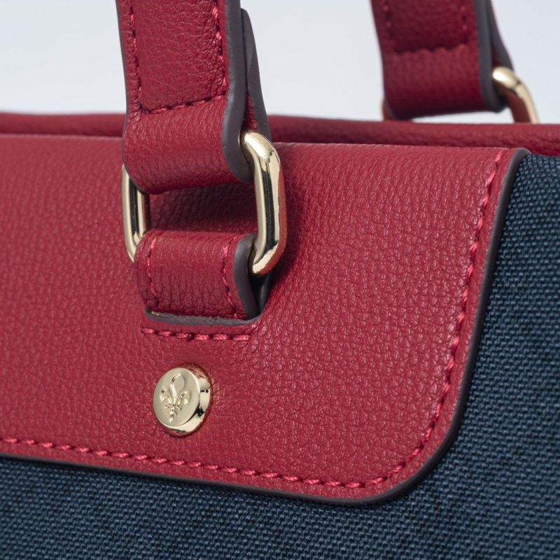 PATRICK COXリッチナイロン 2WAYトート ブラック