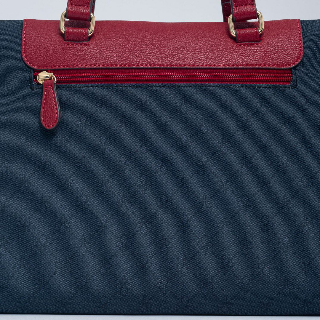 PATRICK COXリッチナイロン 2WAYトート ブラック