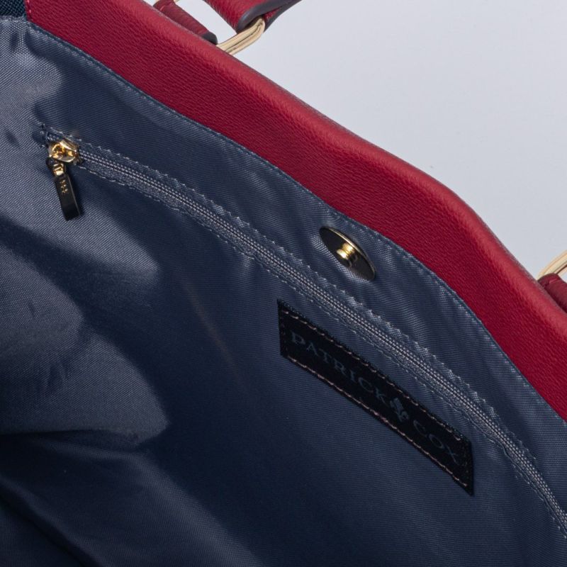 PATRICK COXリッチナイロン 2WAYトート ブラック