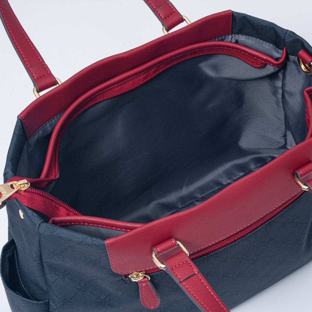 PATRICK COXリッチナイロン 2WAYトート ブラック