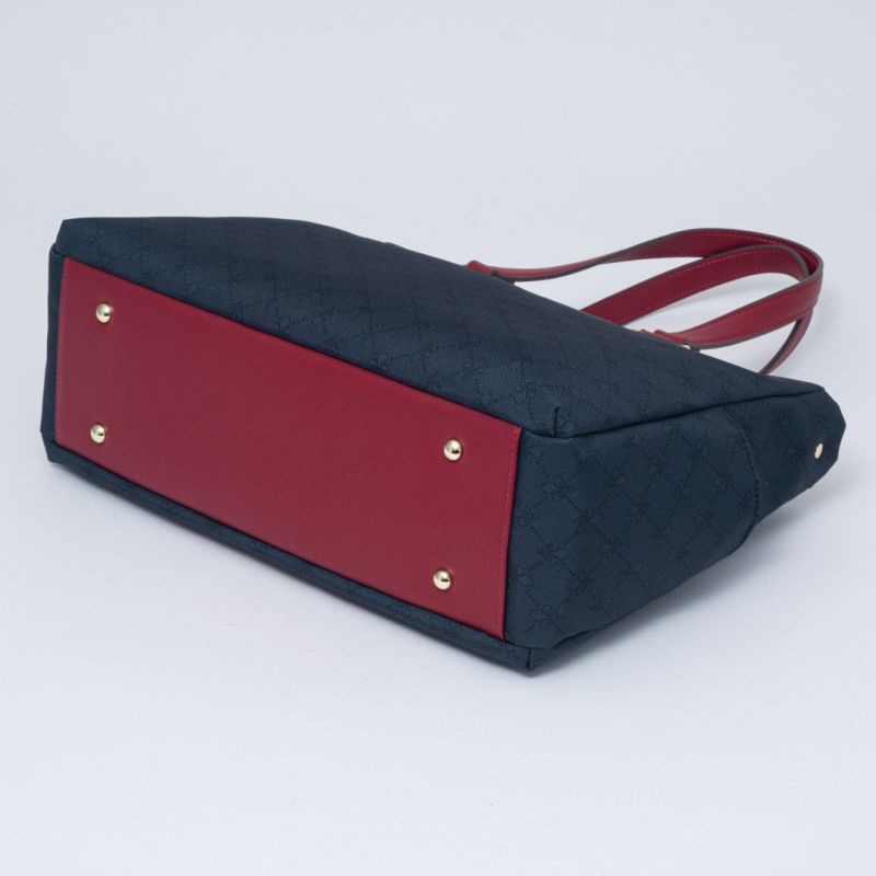 PATRICK COXリッチナイロン 2WAYトート ブラック