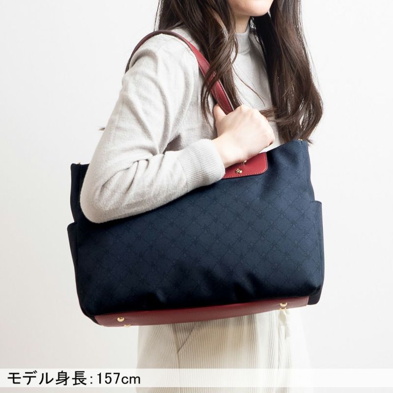 PATRICK COX リッチナイロン 2WAYトート