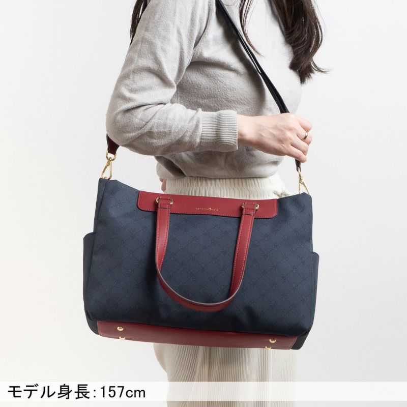 PATRICK COX リッチナイロン 2WAYトート