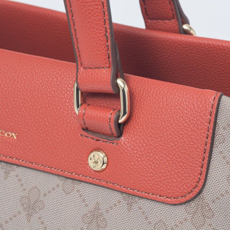 PATRICK COXリッチナイロン 2WAYハンド ベージュ