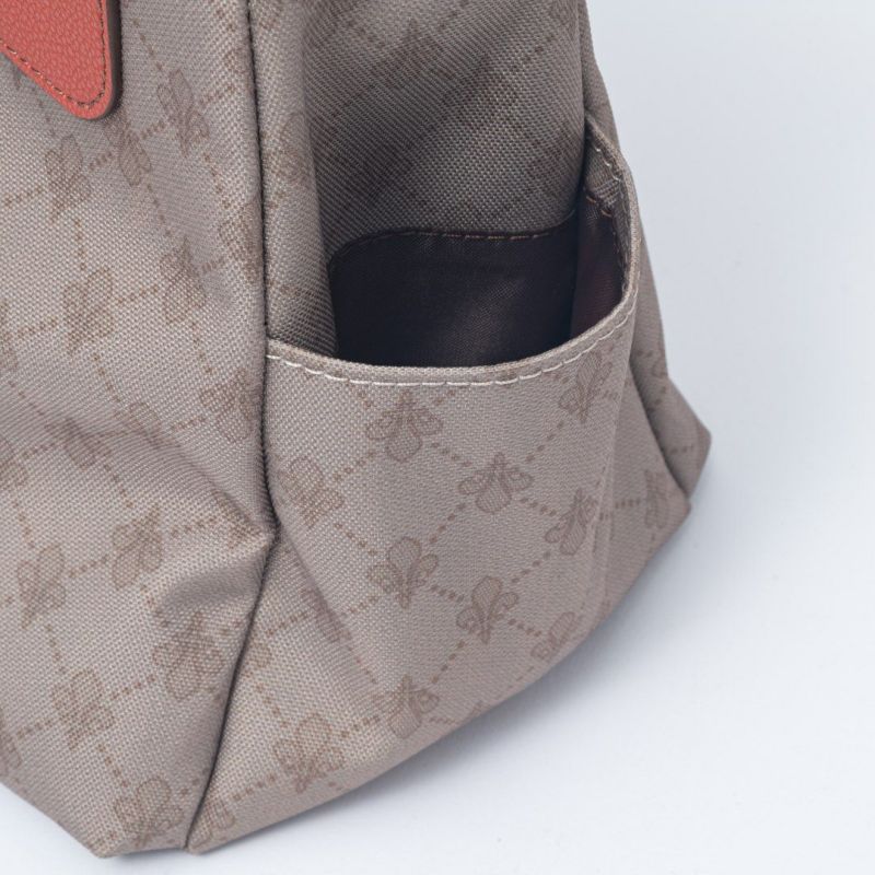 PATRICK COXリッチナイロン 2WAYハンド ベージュ