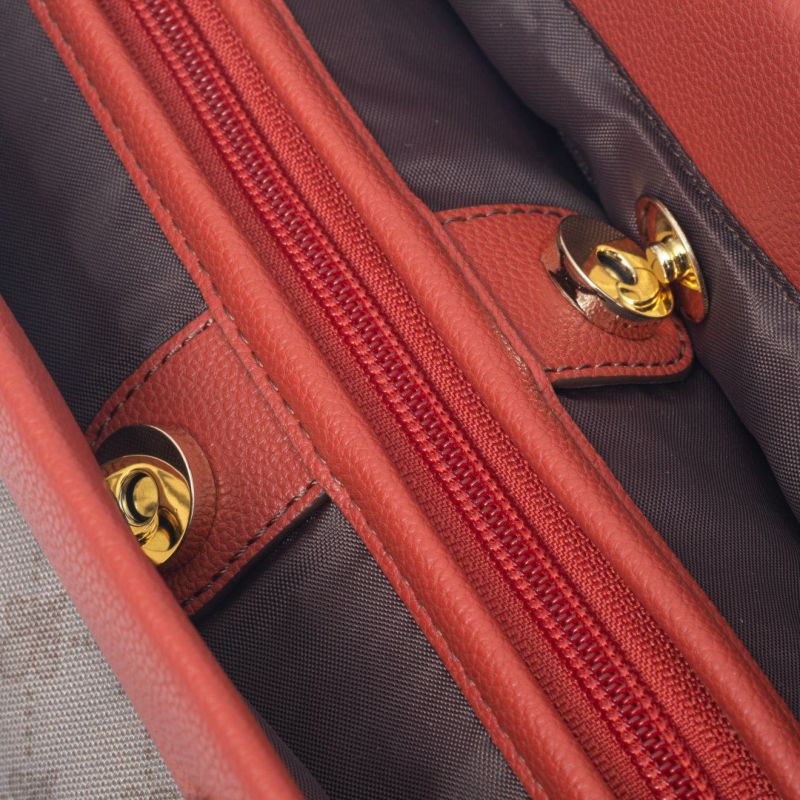 PATRICK COXリッチナイロン 2WAYハンド ベージュ