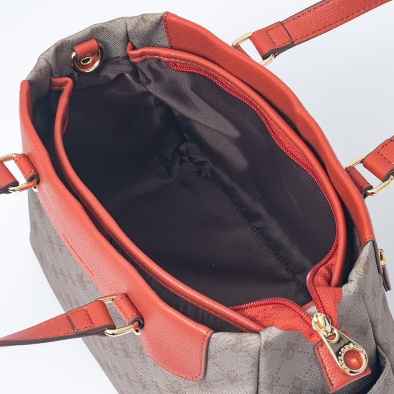 PATRICK COXリッチナイロン 2WAYハンド ベージュ