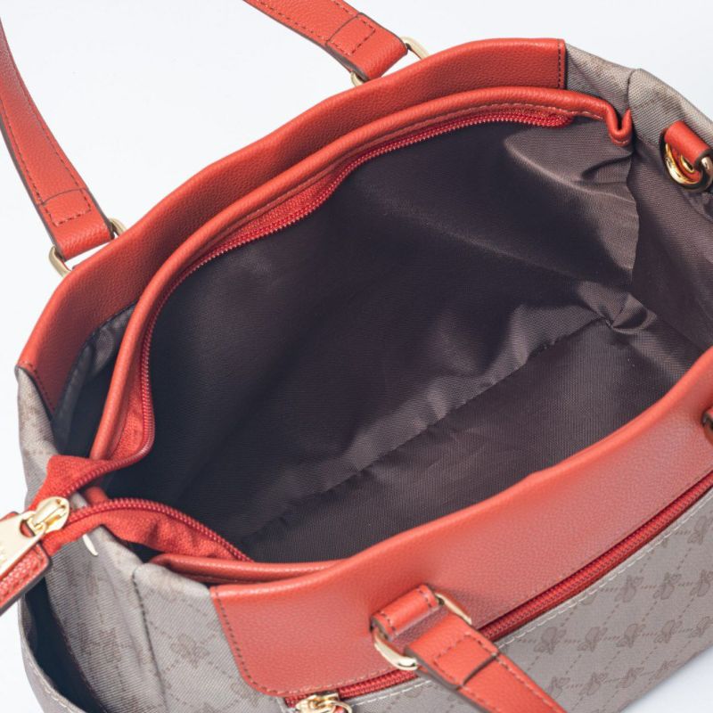 PATRICK COXリッチナイロン 2WAYハンド ベージュ