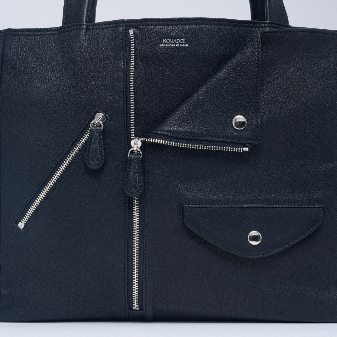 NOMADOIライダース トート ブラック