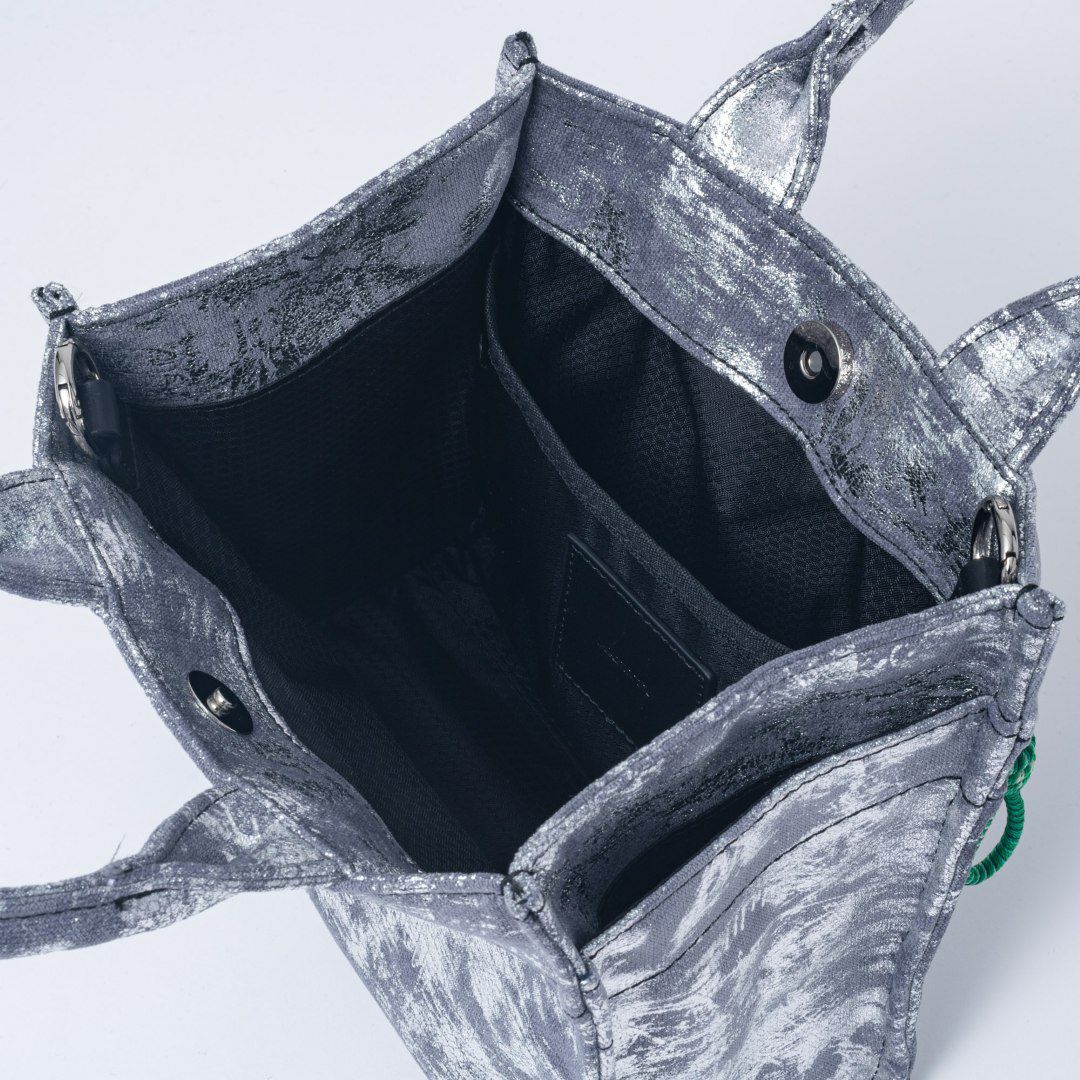 MANIUNO NOVATEX スクエアミニトート(S)【MUMH5EM2】 シルバー