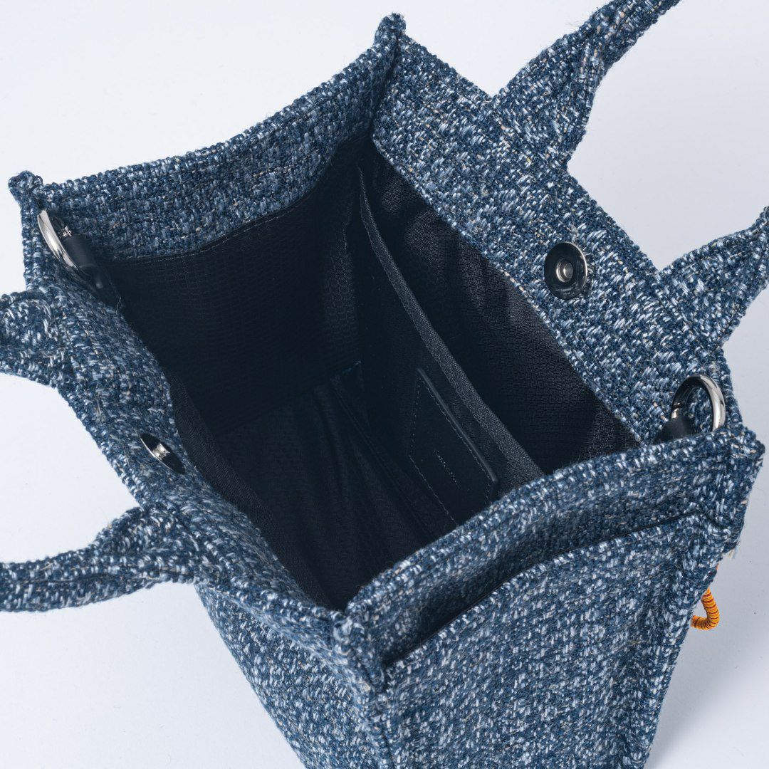 MANIUNO NOVATEX スクエアミニトート(S)【MUMH5EM2】 ネイビー