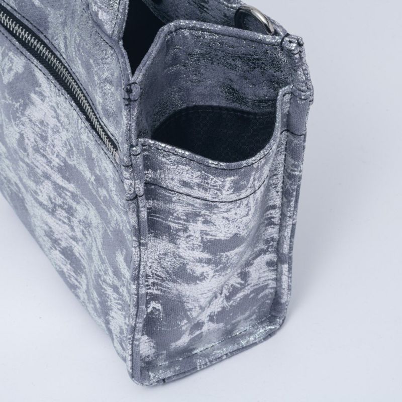 MANIUNO NOVATEX スクエアミニトート(S)【MUMH5EM2】 シルバー