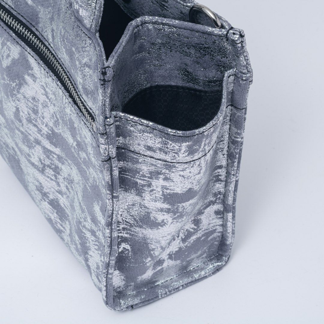 MANIUNO NOVATEX スクエアミニトート(S)【MUMH5EM2】 シルバー