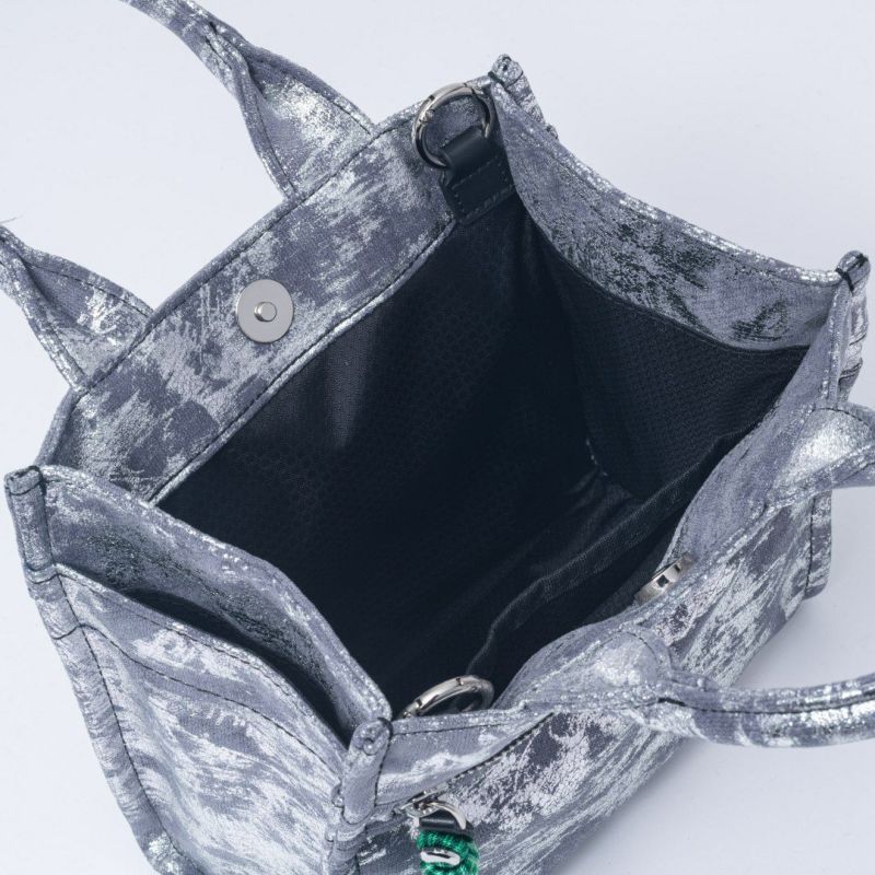 MANIUNO NOVATEX スクエアミニトート(S)【MUMH5EM2】 シルバー