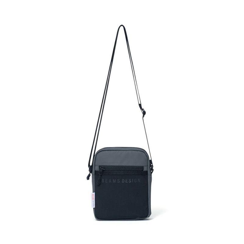 BEAMS DESIGN ELASTIC MESH ショルダーバッグ【BMMH0BS9】 グレー