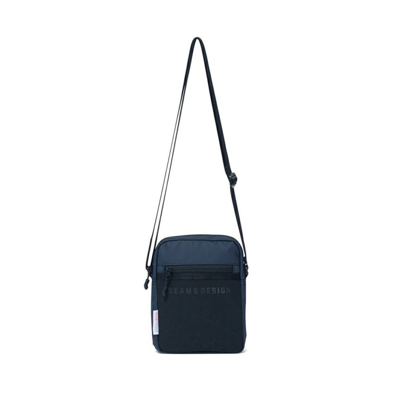 BEAMS DESIGN ELASTIC MESH ショルダーバッグ【BMMH0BS9】 ネイビー