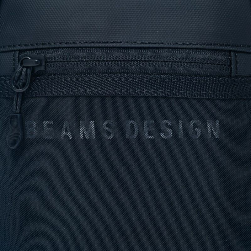 BEAMS DESIGN ELASTIC MESH ショルダーバッグ【BMMH0BS9】 ブラック