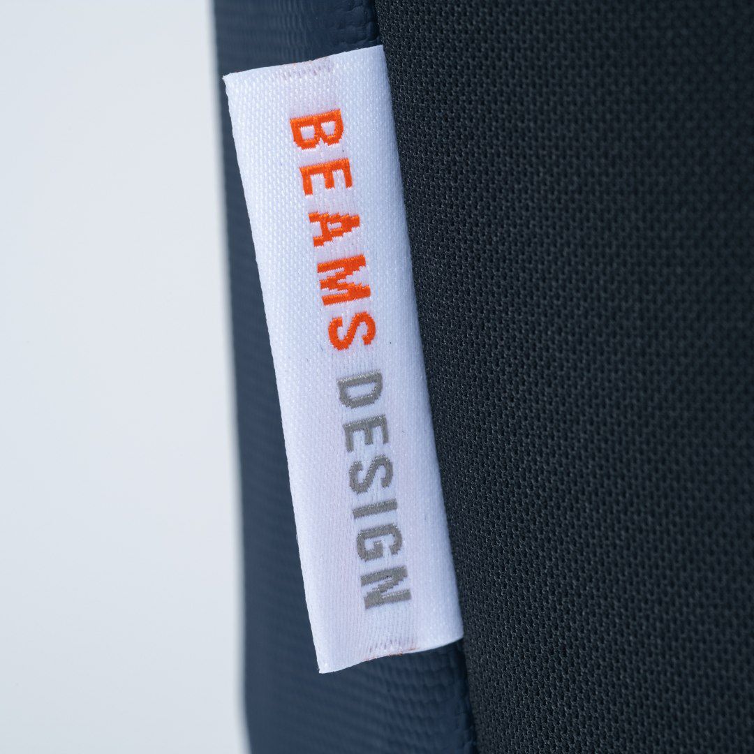 BEAMS DESIGN ELASTIC MESH ショルダーバッグ【BMMH0BSA】 ネイビー
