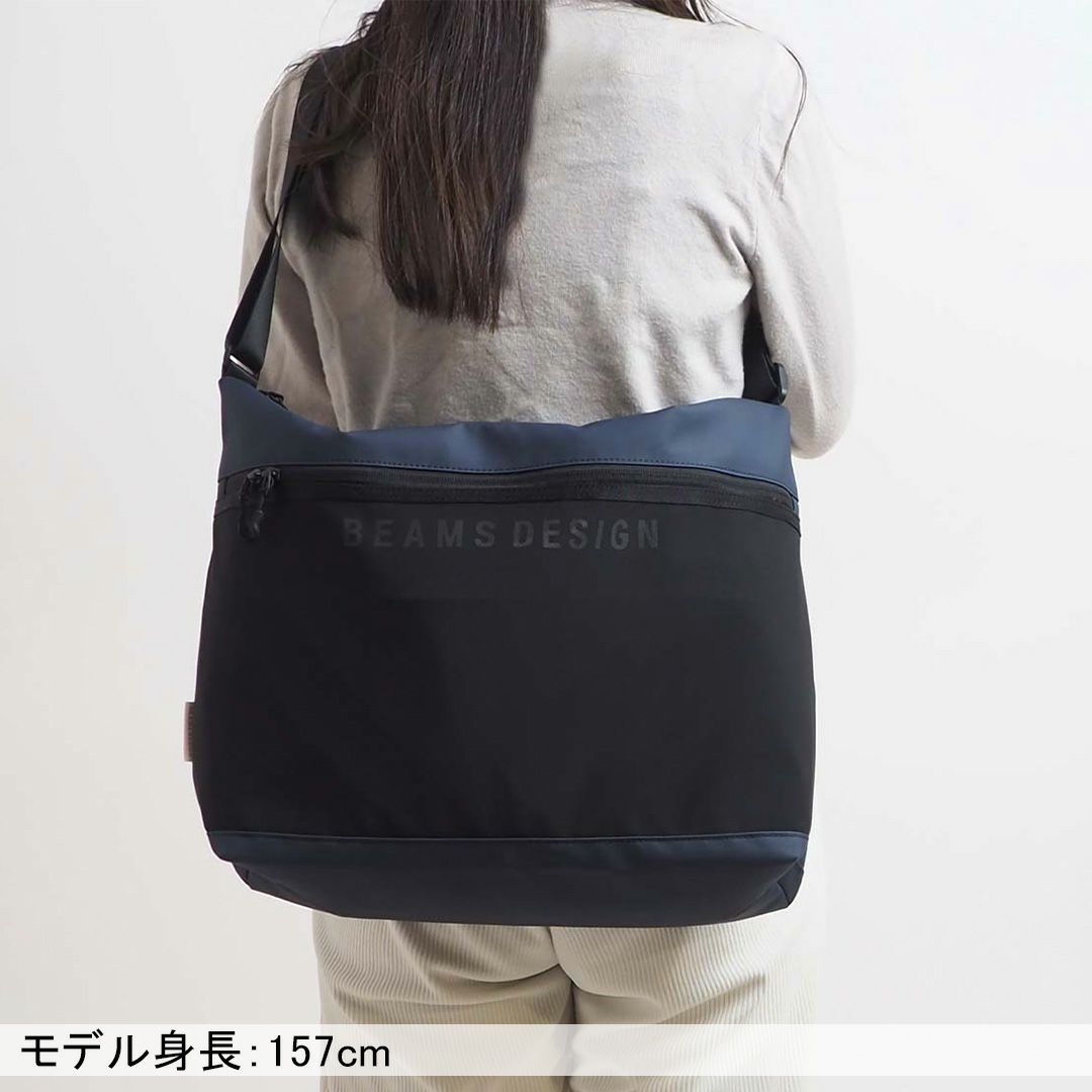 BEAMS DESIGN ELASTIC MESH ショルダーバッグ【BMMH0BSA】