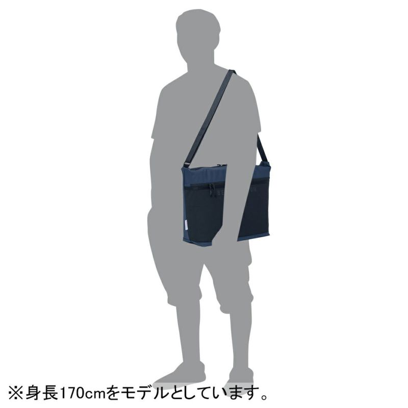 BEAMS DESIGN ELASTIC MESH ショルダーバッグ【BMMH0BSA】