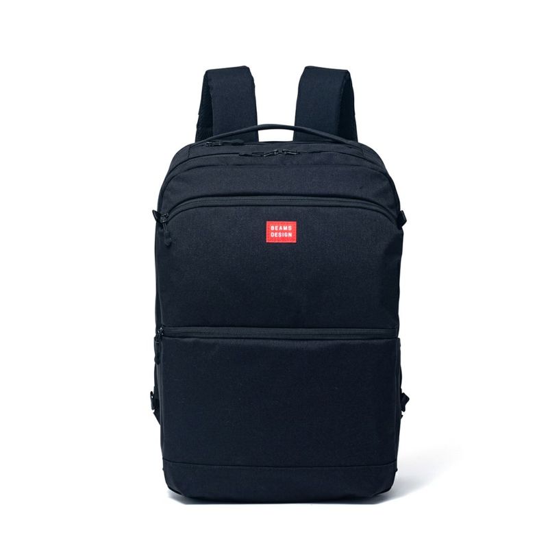 BEAMS DESIGN ELASTIC MESH ROUTINE バックパック(LL) レッド