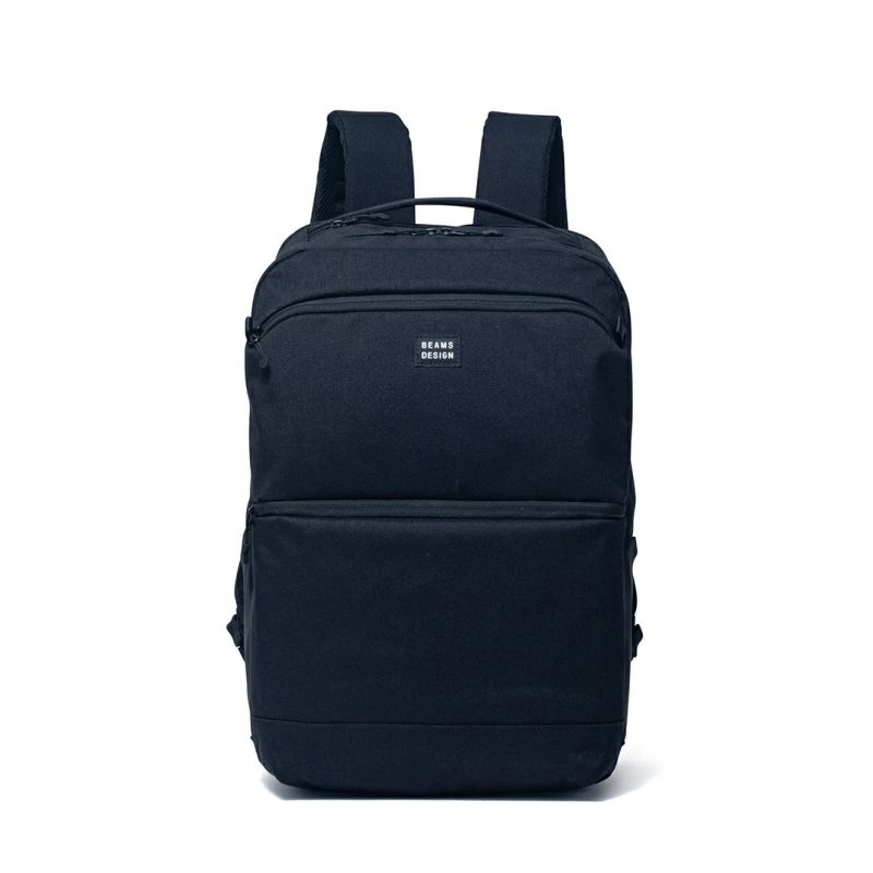 BEAMS DESIGN ELASTIC MESH ROUTINE バックパック(LL) ブラック