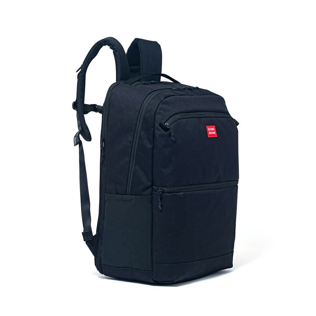 BEAMS DESIGN ELASTIC MESH ROUTINE バックパック(LL) レッド