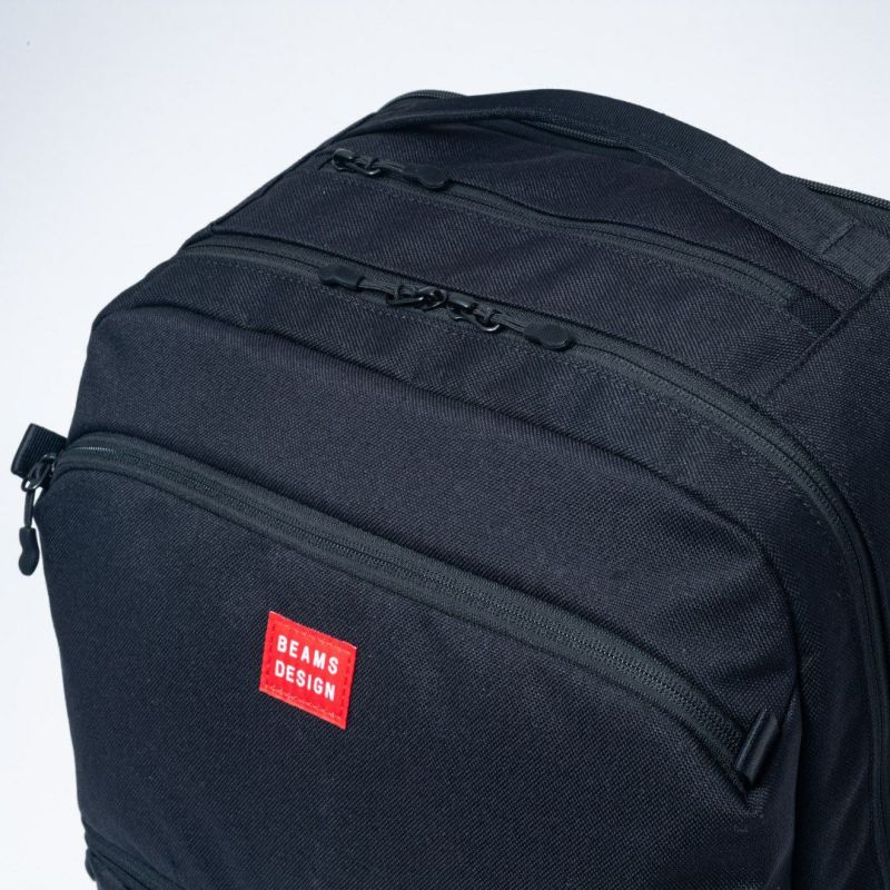 BEAMS DESIGN ELASTIC MESH ROUTINE バックパック(LL) レッド
