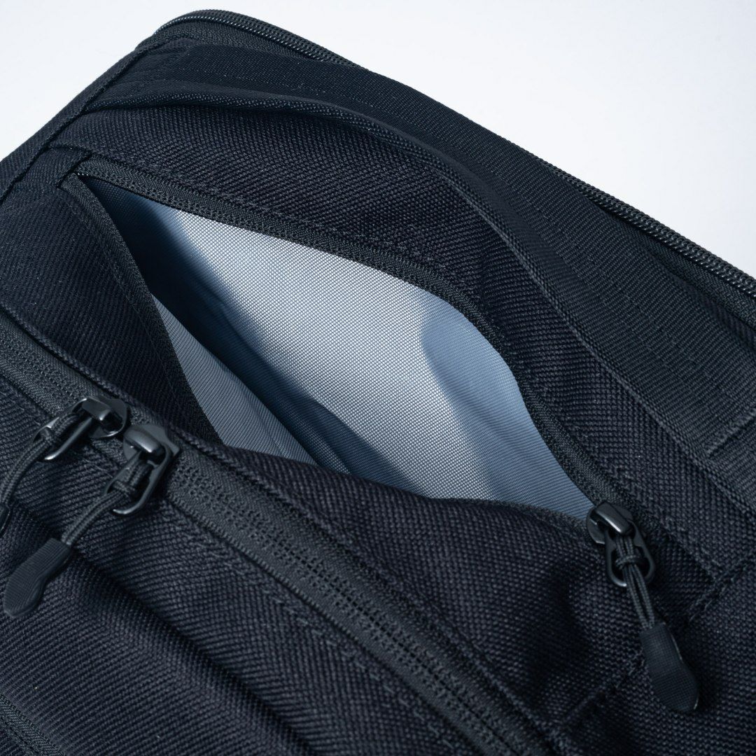 BEAMS DESIGN ELASTIC MESH ROUTINE バックパック(LL) レッド