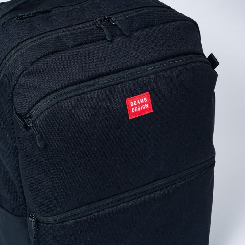 BEAMS DESIGN ELASTIC MESH ROUTINE バックパック(LL) レッド