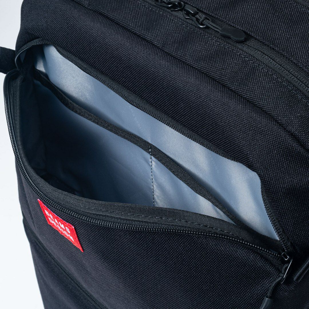 BEAMS DESIGN ELASTIC MESH ROUTINE バックパック(LL) レッド