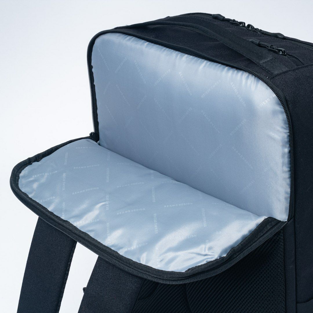 BEAMS DESIGN ELASTIC MESH ROUTINE バックパック(LL) レッド