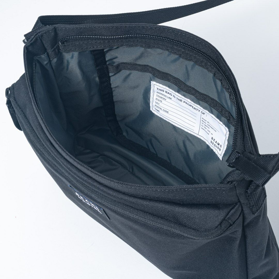 BEAMS DESIGN Every One サコッシュバッグ ブラック
