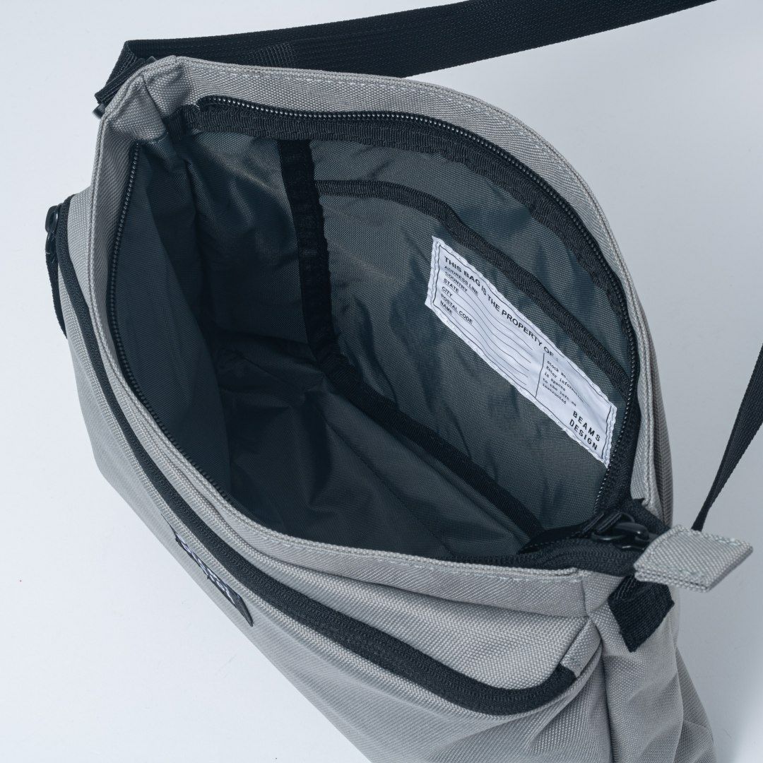 BEAMS DESIGN Every One サコッシュバッグ グレー