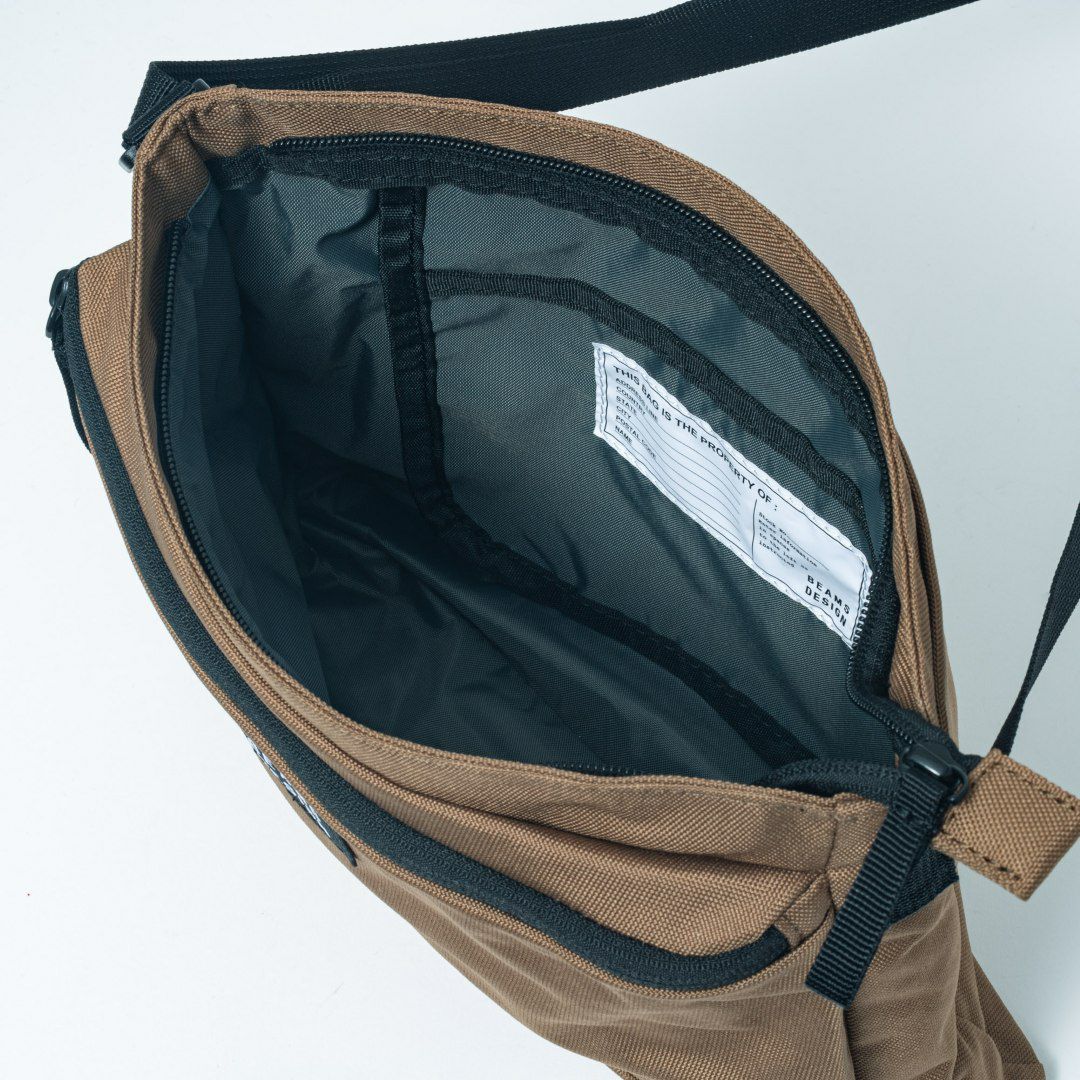 BEAMS DESIGN Every One サコッシュバッグ ブラウン