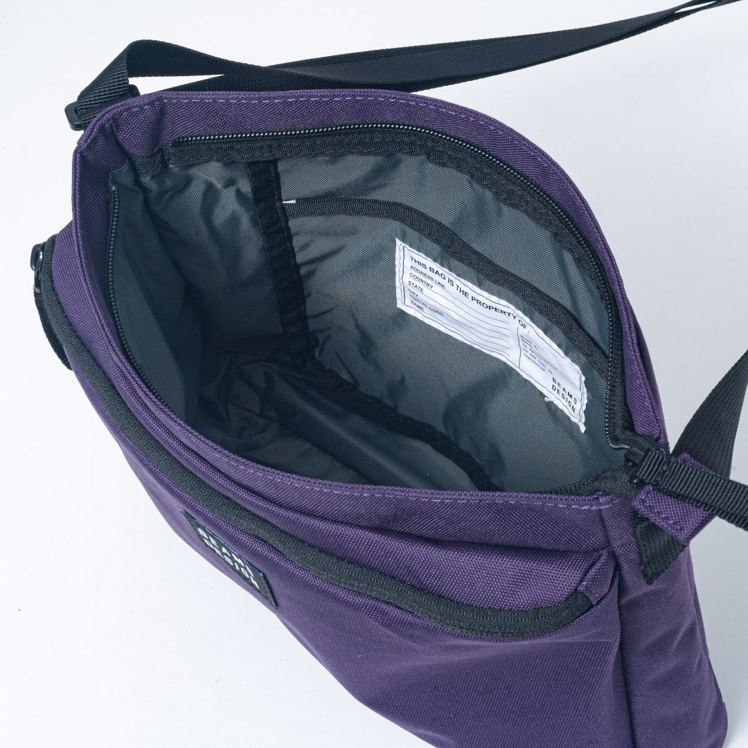 BEAMS DESIGN Every One サコッシュバッグ パープル