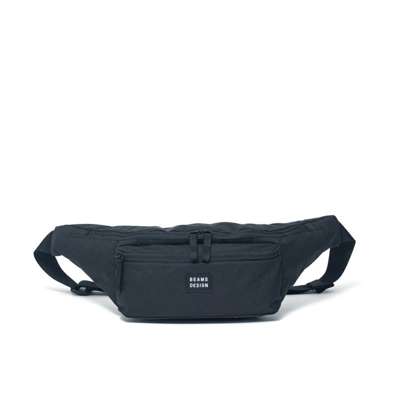 BEAMS DESIGN Every One 横型ボディバッグ ブラック