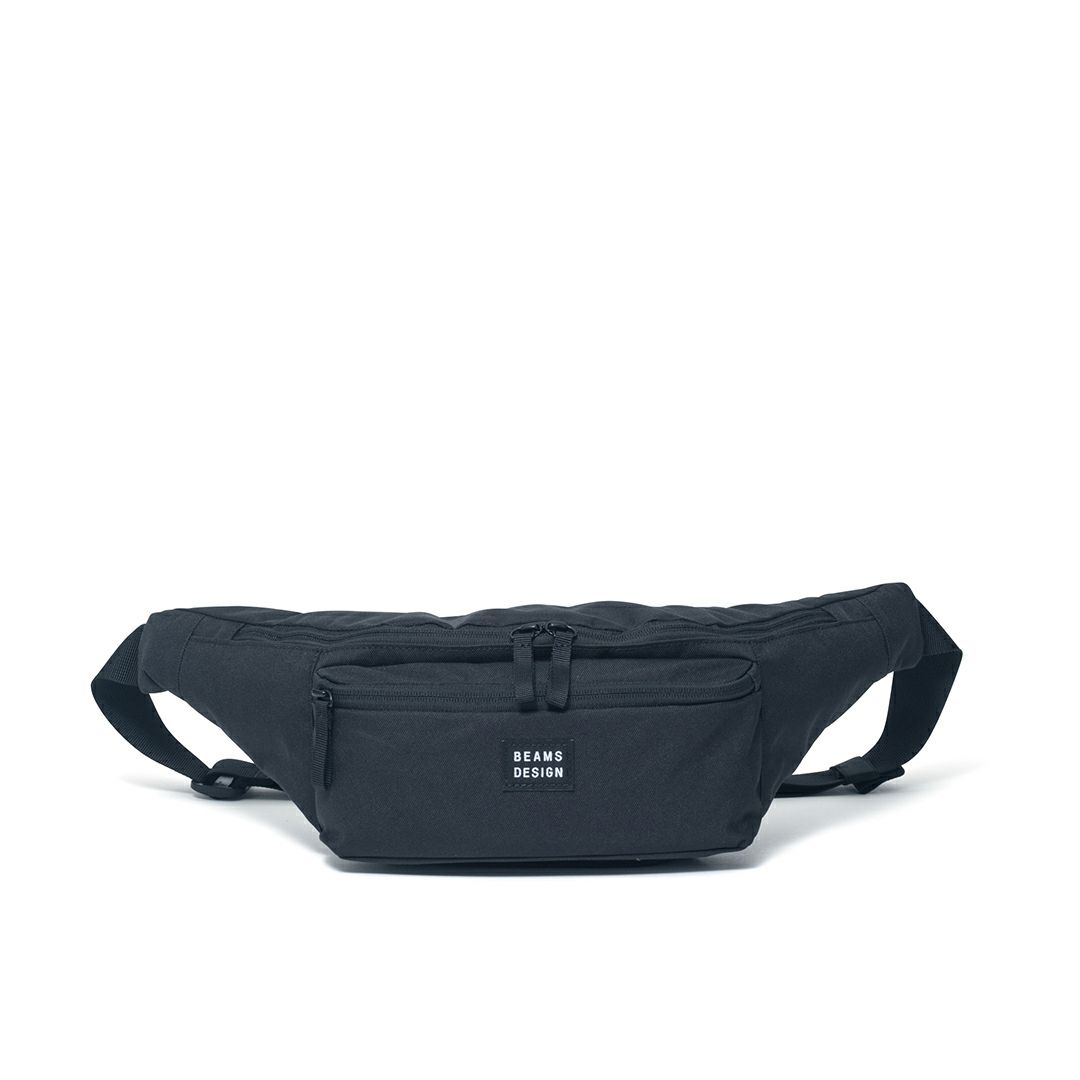 BEAMS DESIGN Every One 横型ボディバッグ ブラック