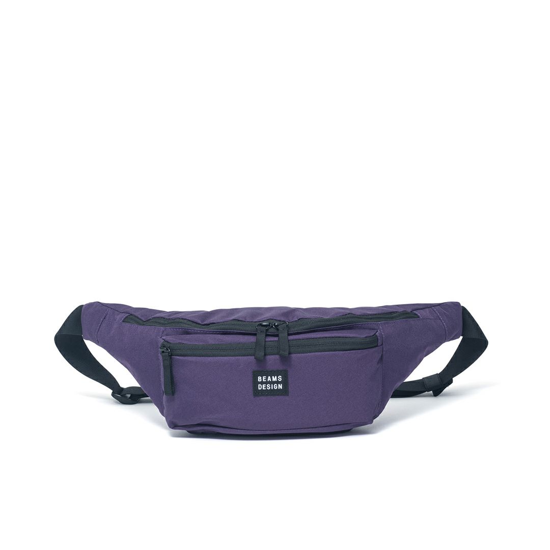 BEAMS DESIGN Every One 横型ボディバッグ パープル